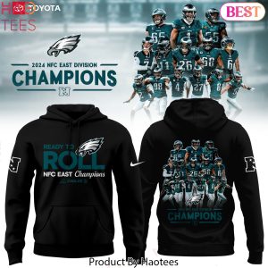 NFC East Division Champions Philadelphia Eagles Design Black Hoodie