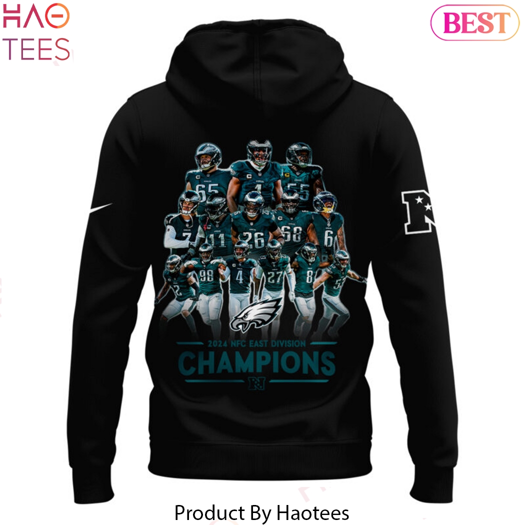 NFC East Division Champions Philadelphia Eagles Design Black Hoodie NFC East Division Champions Philadelphia Eagles Design Black Hoodie