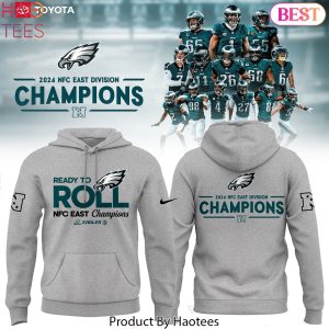 NFC East Division Champions Philadelphia Eagles Design Grey Hoodie