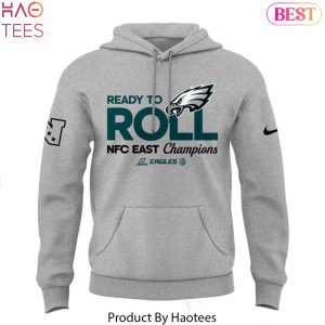 NFC East Division Champions Philadelphia Eagles Design Grey Hoodie