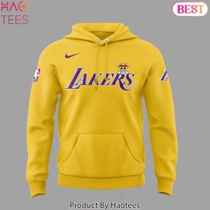 One Piece x Los Angeles Lakers Hoodie – Gold