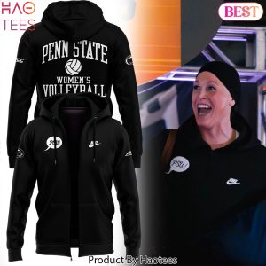 Penn State Nittany Lions Women Volleyball Design Zip Hoodie