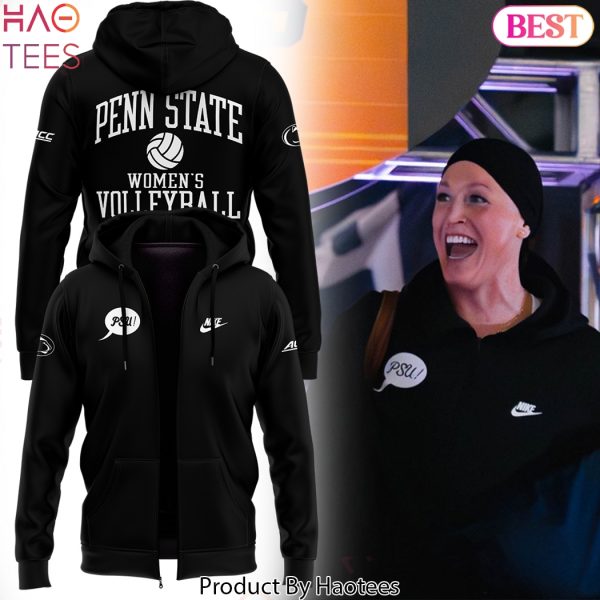 Penn State Nittany Lions Women Volleyball Design Zip Hoodie
