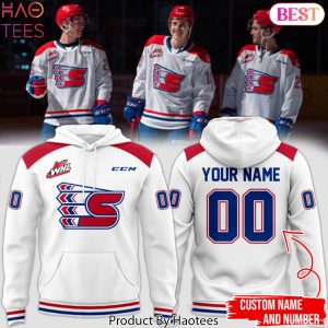 Personalized Spokane Chiefs Sepcial White Hoodie