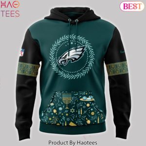 Philadelphia Eagles Football Happy Hanukkah Design Hoodie