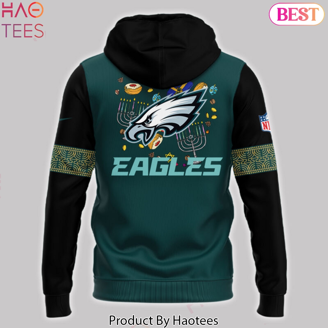 Philadelphia Eagles Football Happy Hanukkah Design Hoodie Philadelphia Eagles Football Happy Hanukkah Design Hoodie
