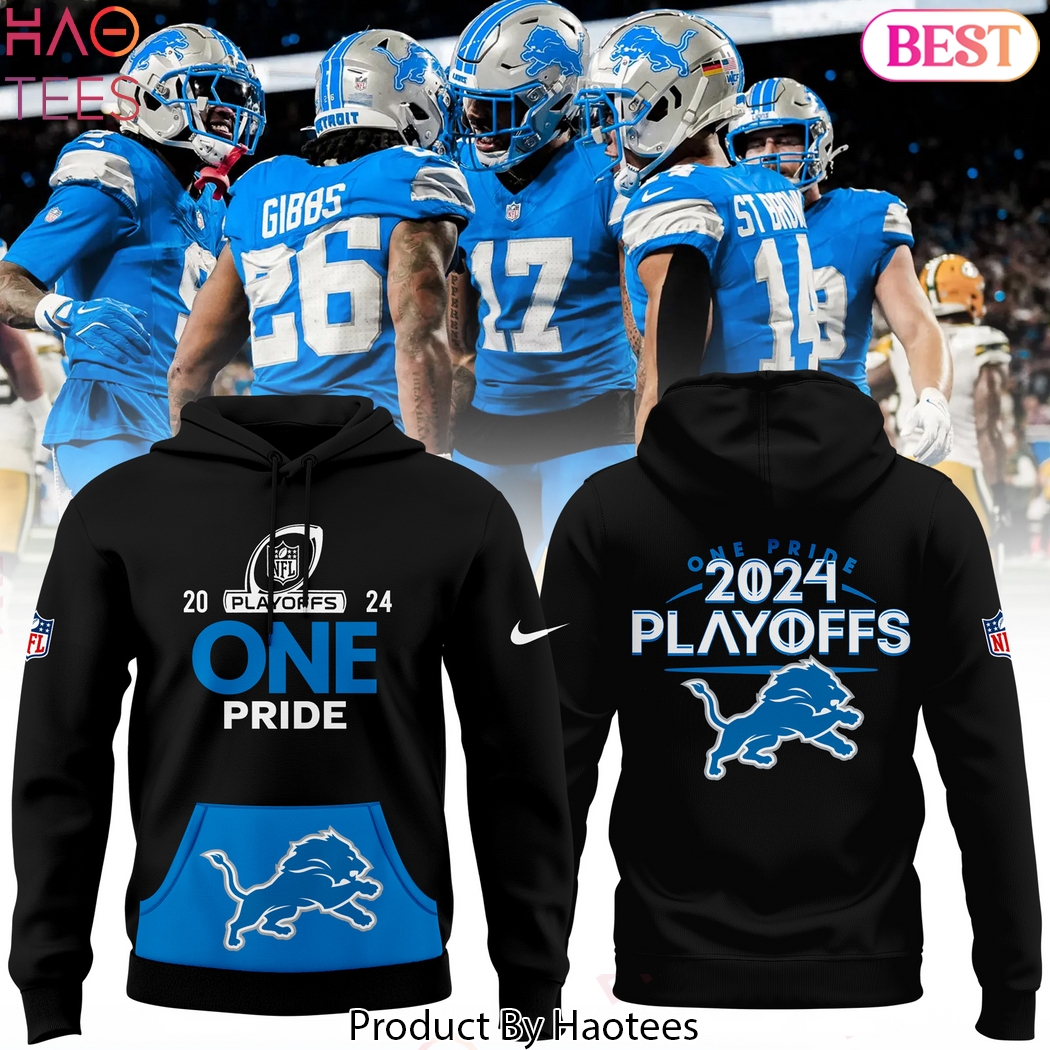 Play Offs 2024 Detroit Lions One Pride Special Logo Hoodie Play Offs 2024 Detroit Lions One Pride Special Logo Hoodie