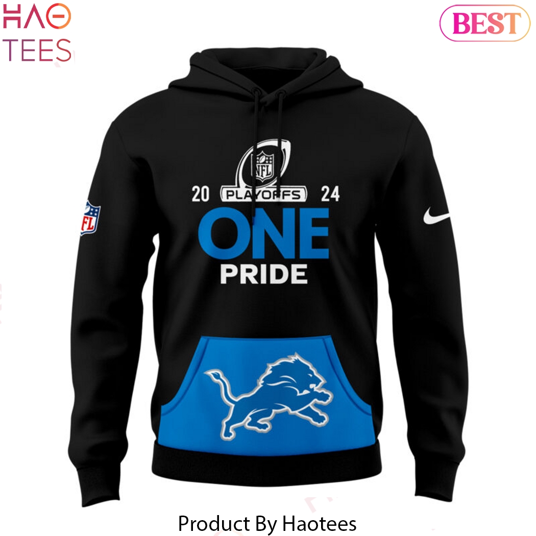 Play Offs 2024 Detroit Lions One Pride Special Logo Hoodie Play Offs 2024 Detroit Lions One Pride Special Logo Hoodie