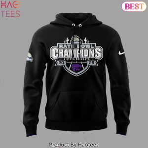 Rate Bowl Champions K-State Kansas State Wildcats Design Black Hoodie