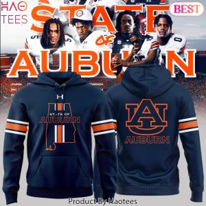 State Of Auburn Tigers Football Special Logo Hoodie