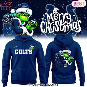 The Grinch Indianapolis Colts Hoodie – Blue