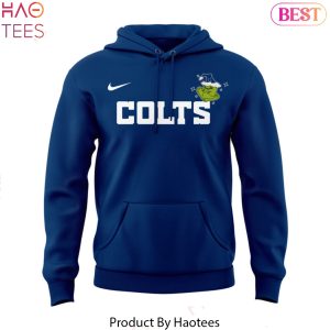 The Grinch Indianapolis Colts Hoodie – Blue