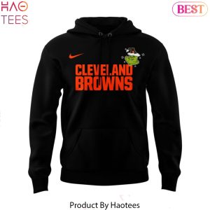 The Grinch Merry Grinchmas Cleveland Browns Black Hoodie
