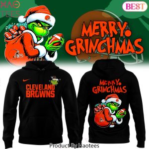 The Grinch Merry Grinchmas Cleveland Browns Hoodie