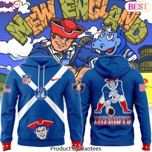 Throwback Threads New England Patriots Hoodie – Blue Throwback Threads New England Patriots Hoodie – Blue