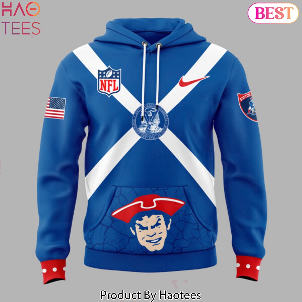 Throwback Threads New England Patriots Hoodie - Blue Throwback Threads New England Patriots Hoodie - Blue