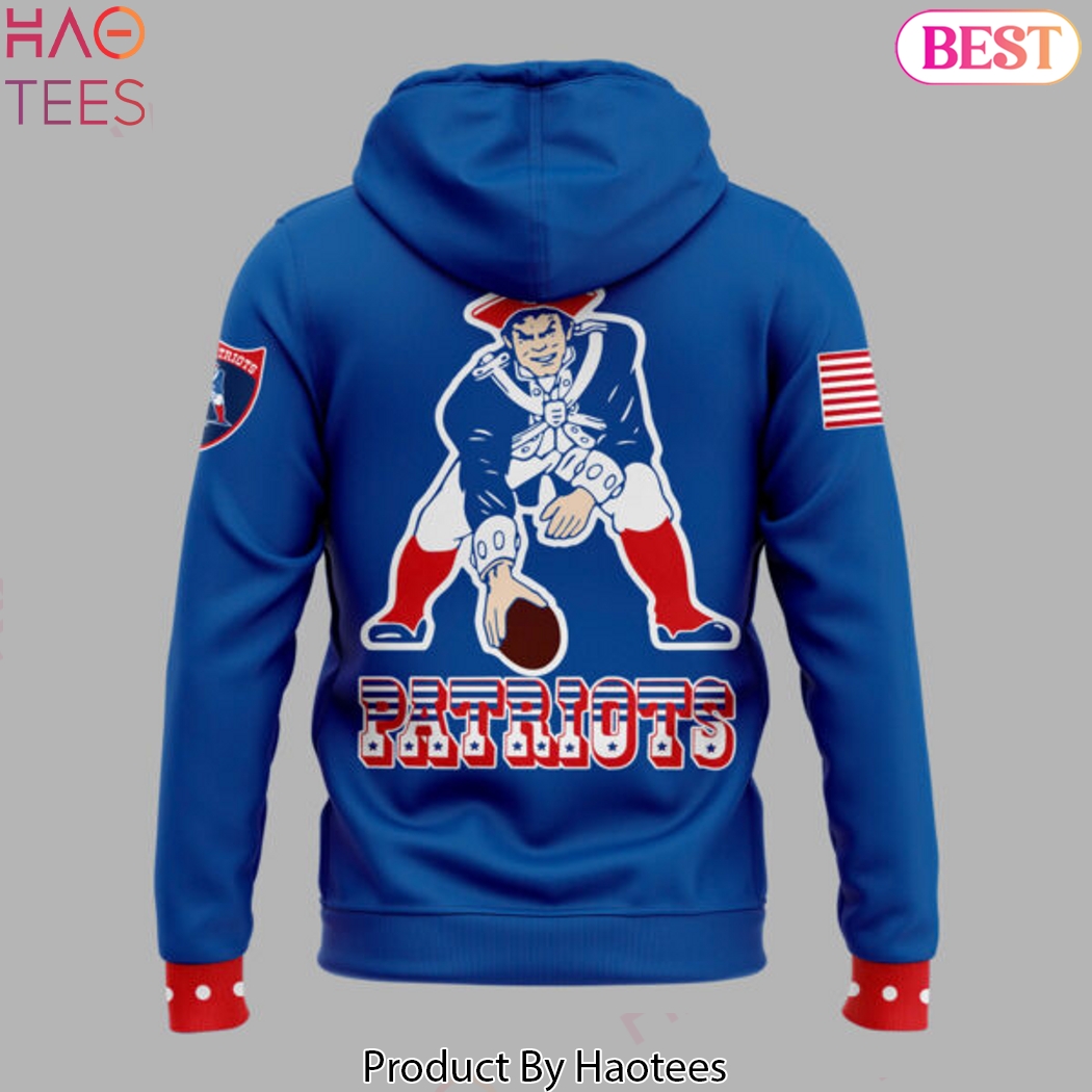 Throwback Threads New England Patriots Hoodie - Blue Throwback Threads New England Patriots Hoodie - Blue