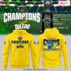 Toledo Rockets Football GameAbove Sports Bowl Champions Design Hoodie – Gold