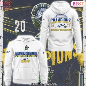 Toledo Rockets Football Gameabove Sports Bowl Champions Design White Hoodie
