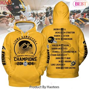 Transperfect Music City Bowl Champions Iowa Hawkeyes Hoodie
