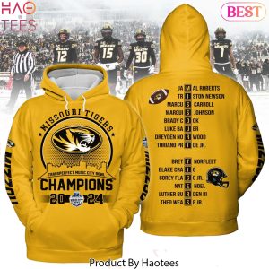Transperfect Music City Bowl Champions Missouri Tigers Hoodie