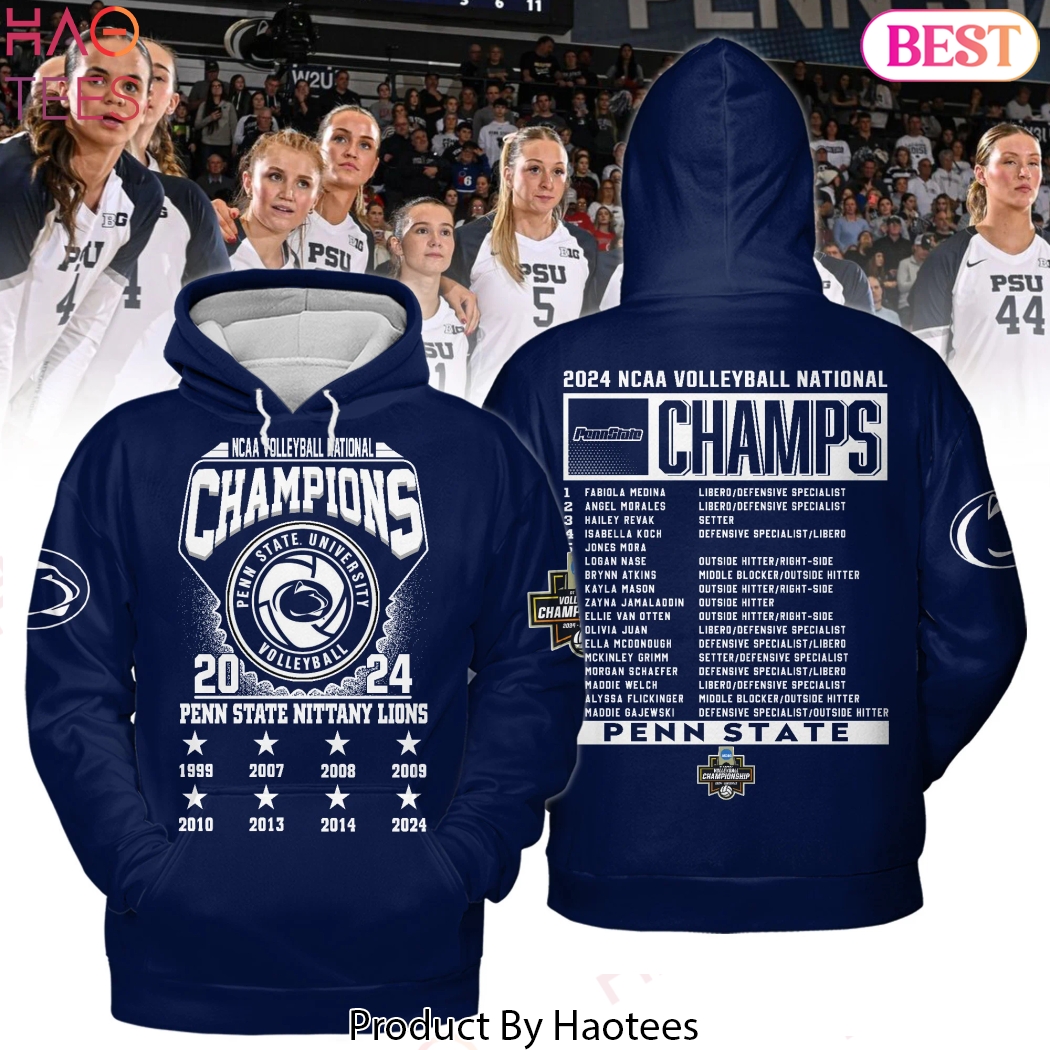Volleyball National Champions 2024 Penn State Nittany Lions Special Hoodie Volleyball National Champions 2024 Penn State Nittany Lions Special Hoodie
