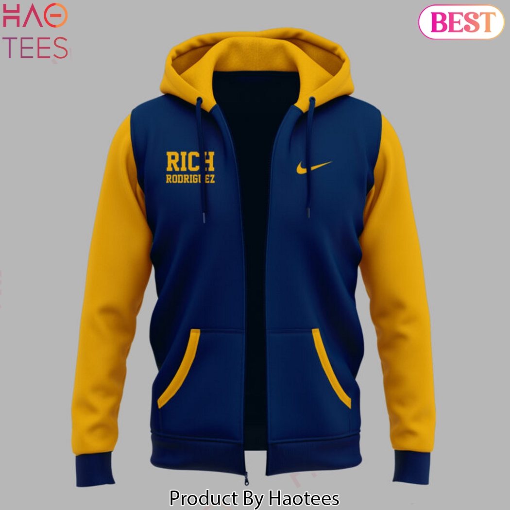 West Virginia Mountaineers Football Coach Rich Rodriguez Zip Hoodie West Virginia Mountaineers Football Coach Rich Rodriguez Zip Hoodie