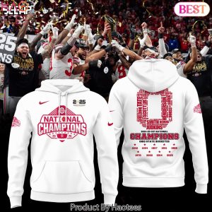 2024-25 CFP National Champions Ohio State Buckeyes Design Hoodie