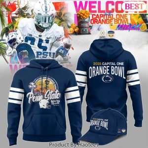 2025 Capital One Orange Bowl Champs Penn State Nittany Lions Design Hoodie – Blue