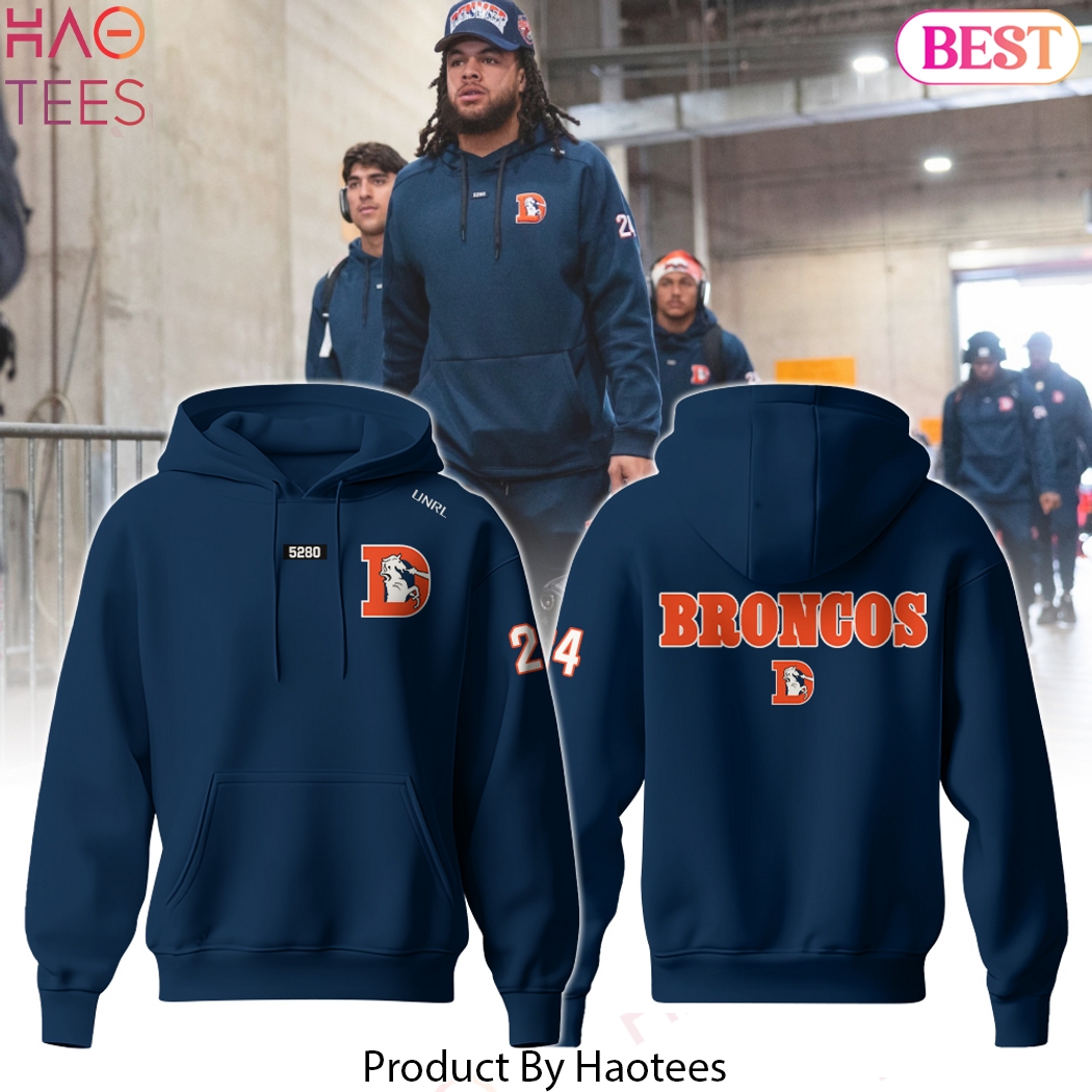 2025 Denver Broncos Football Deisgn Blue Design Hoodie 2025 Denver Broncos Football Deisgn Blue Design Hoodie