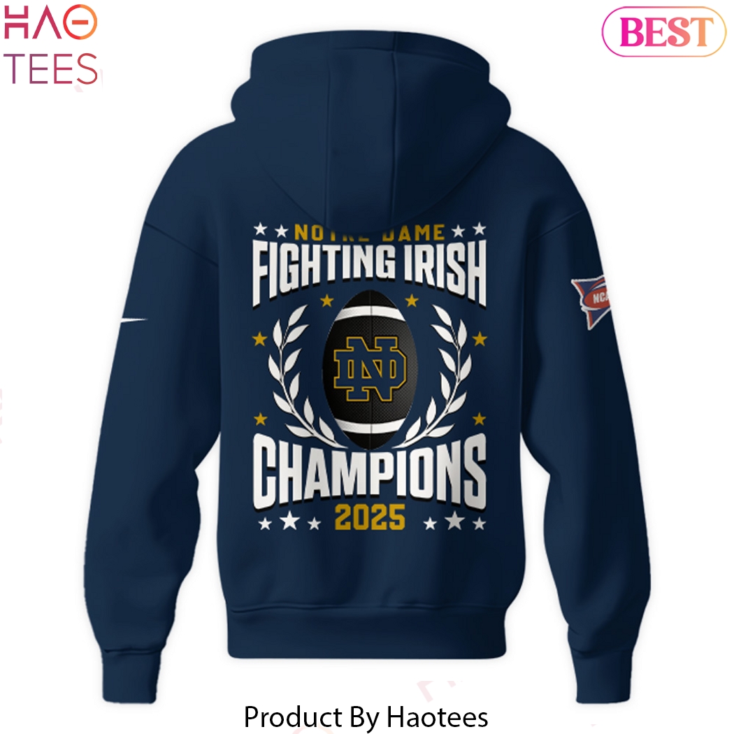 2025 National Champions Notre Dame Fighting Irish Design Hoodie 2025 National Champions Notre Dame Fighting Irish Design Hoodie