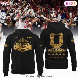 2025 National Champions Ohio State Buckeyes Design Hoodie