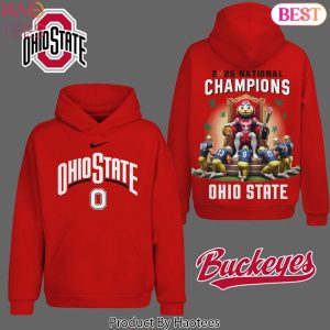 2025 National Champions Ohio State Buckeyes Football Design Hoodie