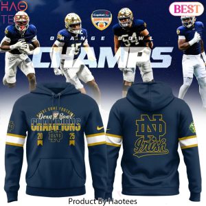 2025 Orange Bowl Champions Notre Dame Fighting Irish Design Hoodie