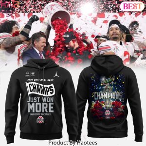 2025 Rose Bowl Game Champs Just Won More Ohio State Buckeyes Design Hoodie – Black