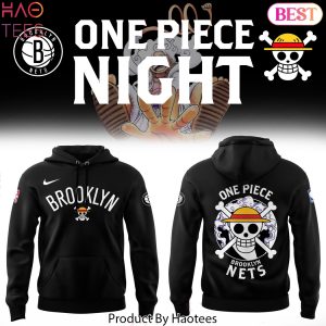 Brooklyn Nets Basketball x One Piece Night Design Hoodie