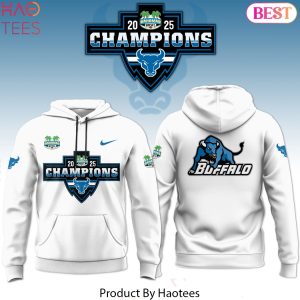 Buffalo Bulls Football Buhamas Bowl Champions Hoodie – White