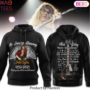 In Loving Memory John Sykes 1959-2025 Thank You For All The Incredible Music Design Hoodie