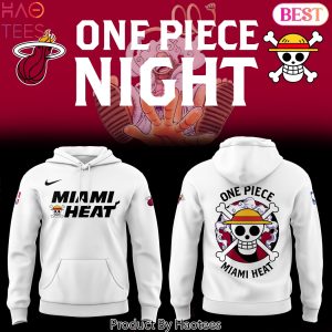 Miami Heat Basketball x One Piece Night Design Hoodie