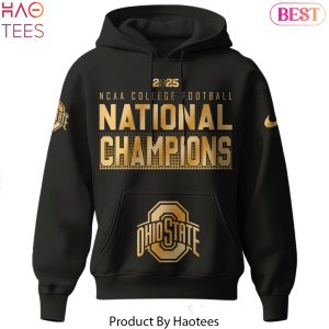 NCAA College Football National Champions 2025 Ohio State Buckeyes – 9 Time National Champions Design Hoodie