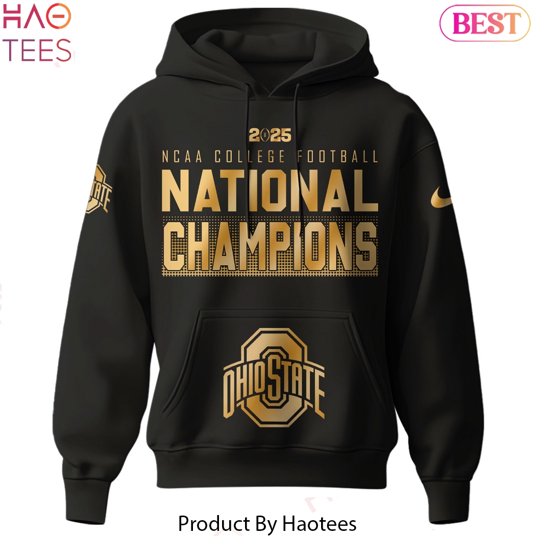 NCAA College Football National Champions 2025 Ohio State Buckeyes - 9 Time National Champions Design Hoodie NCAA College Football National Champions 2025 Ohio State Buckeyes - 9 Time National Champions Design Hoodie