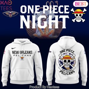 New Orleans Pelicans Basketball x One Piece Night Design Hoodie