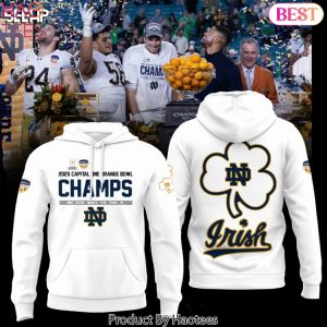 Notre Dame Fighting Irish Orange Bowl Champions Design Hoodie