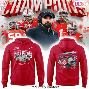 Ohio State Buckeyes 2025 Cotton Bowl Champions Design Hoodie