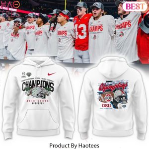 Ohio State Buckeyes 2025 Cotton Bowl Classic Champions Design Hoodie