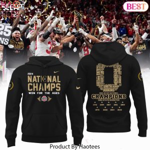 Ohio State Buckeyes 2025 National Champions Won For The  Ages Design Hoodie