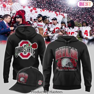 Ohio State Buckeyes CFP Quarterfinal At The 2025 Rose Bowl Game Presented By Prudentinal Champions Design Hoodie