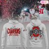 Ohio State Buckeyes Champions Rose Bowl Hoodie – Red