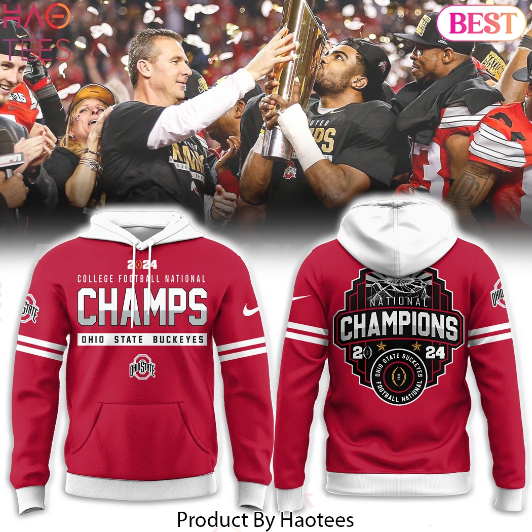 Ohio State Buckeyes College Football 2024 -2025 National Champions Design Hoodie Ohio State Buckeyes College Football 2024 -2025 National Champions Design Hoodie