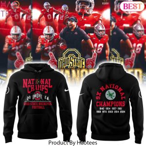 Ohio State Buckeyes College Football 2024 9X National Champions Design Hoodie
